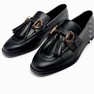 Tasseled moccasins ZARA